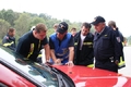 Erste Befehlsausgabe an die rtlichen Feuerwehren